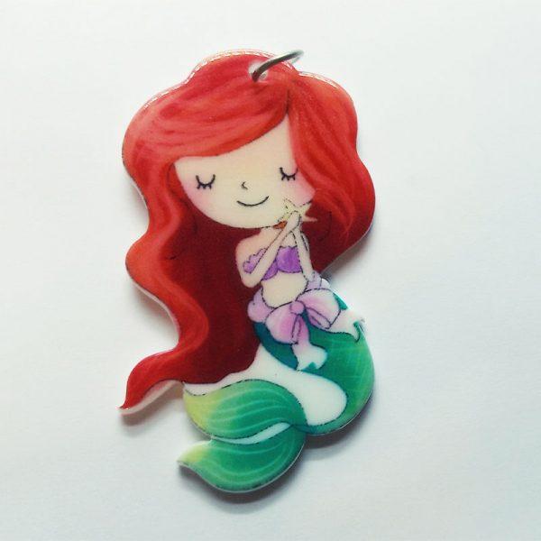 Extra függő Disney hercegnő Ariel charm fityegő