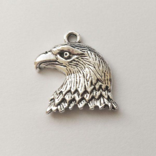 Fém függő charm fityegő madár sas ezüst