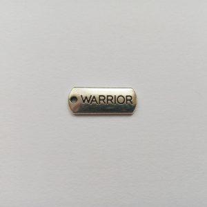 Fém függő charm fityegő ezüst színű sport warrior harcos