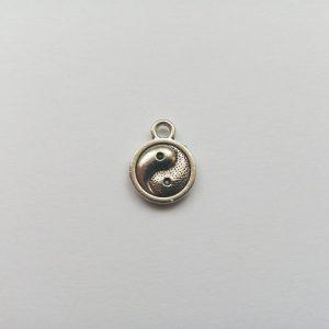 Fém függő charm fityegő yinyang jóga meditálás spirituális gyönngyel