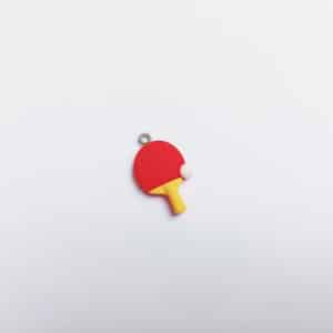 pingpong ütő charm függő fityegő asztalitenisz