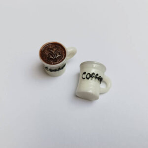 kávé coffee café charm kávé függő bögre kulcstartó