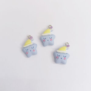 csillag éjszaka charm függő kulcstartó